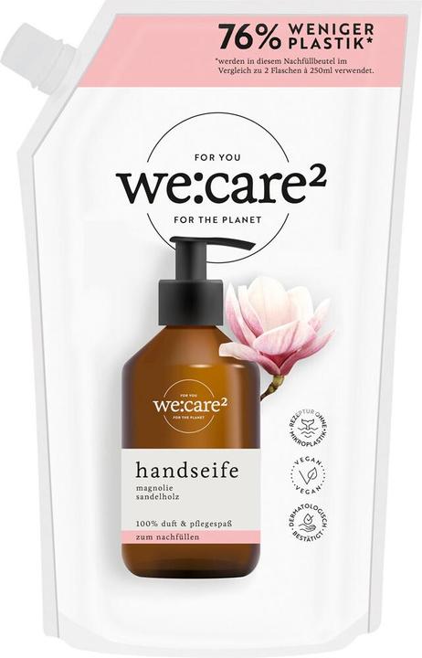 Image du produit we:care2 Nachfüllbeutel Handseife (Savon liquide, Recharges, 500 ml)