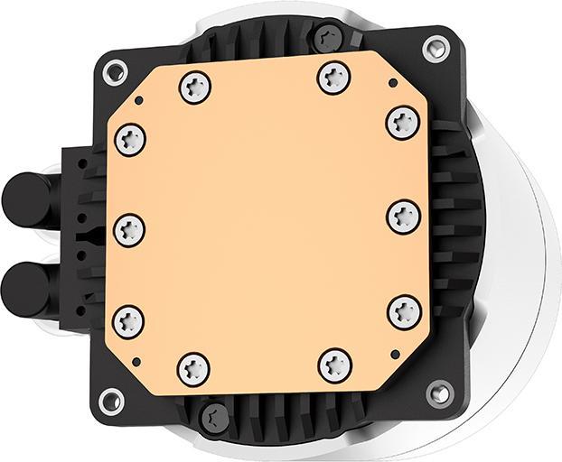 Produktbild Deepcool CASTLE 240EX A-RGB WH Prozessor All-in-One-Flüssigkeitskühler
