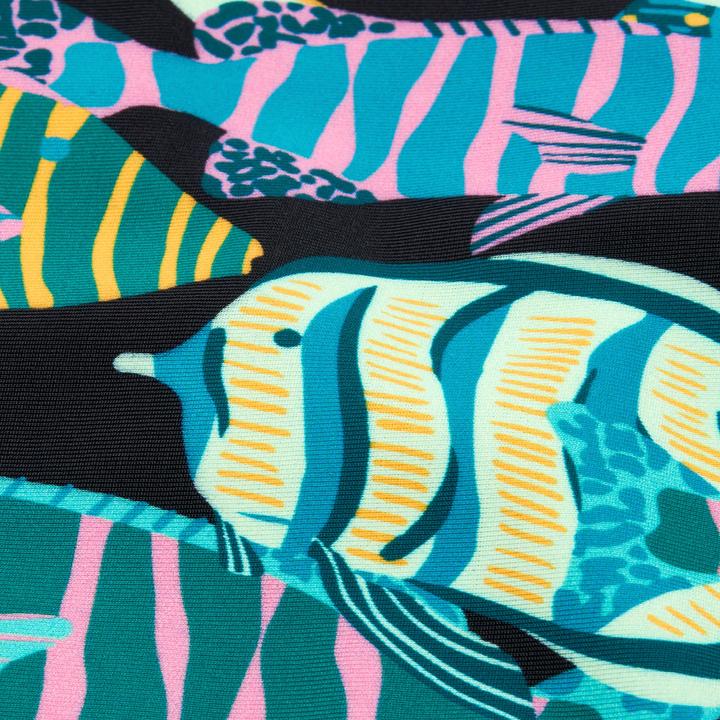 Produktbild Nabaiji Badeanzug Mädchen - 500 Kamyleon Honu schwarz (10, 11, 12)