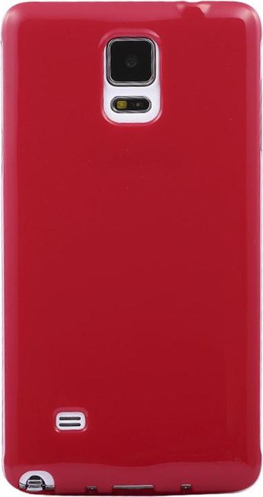 Produktbild König Design Schutzhülle TPU Case für Handy Samsung Galaxy Note 4 SM N910 Rot (Samsung Galaxy Note 4)