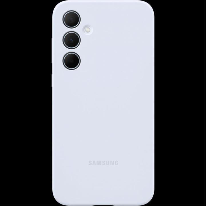 Actual product image Samsung Silicone Case A35 Light Blue (Samsung Galaxy A35)