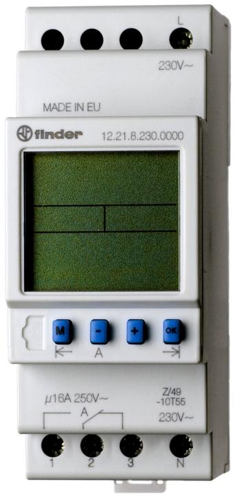 Actual product image Finder Timer for top-hat rail B