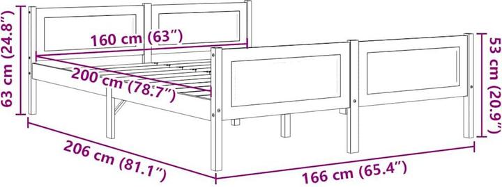Actual product image VidaXL Kumar (160 x 200 cm)