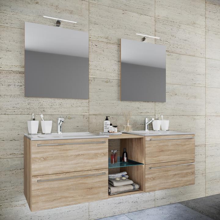 Miroirs, Chêne Sonoma