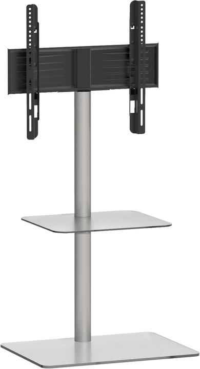 VCM TV Stand LED Stand TV Stand Stahl Glas Universal "Alani Intermediate" Universal VESA (60 x 45 x 100 cm)