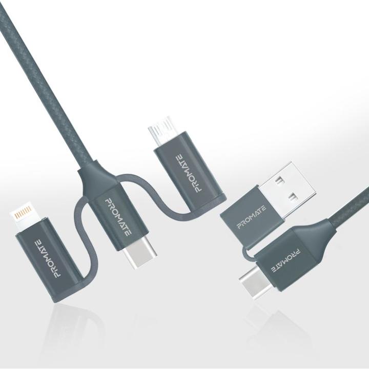 Image du produit ProMate PentaPower Grey 6 en 1 Multicâble