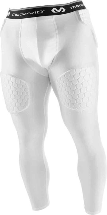 Actual product image McDavid Compressive 3/4 leggings with protectors for men (L)