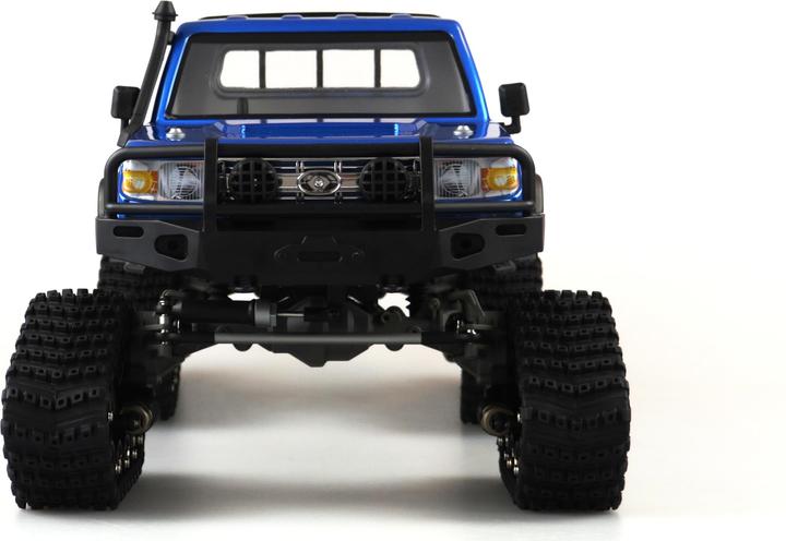 Actual product image Amewi AMXRock RCX10TB Electric Brushed Crawler Chain 1:10 RTR blue (ARR Almost Ready to Run)