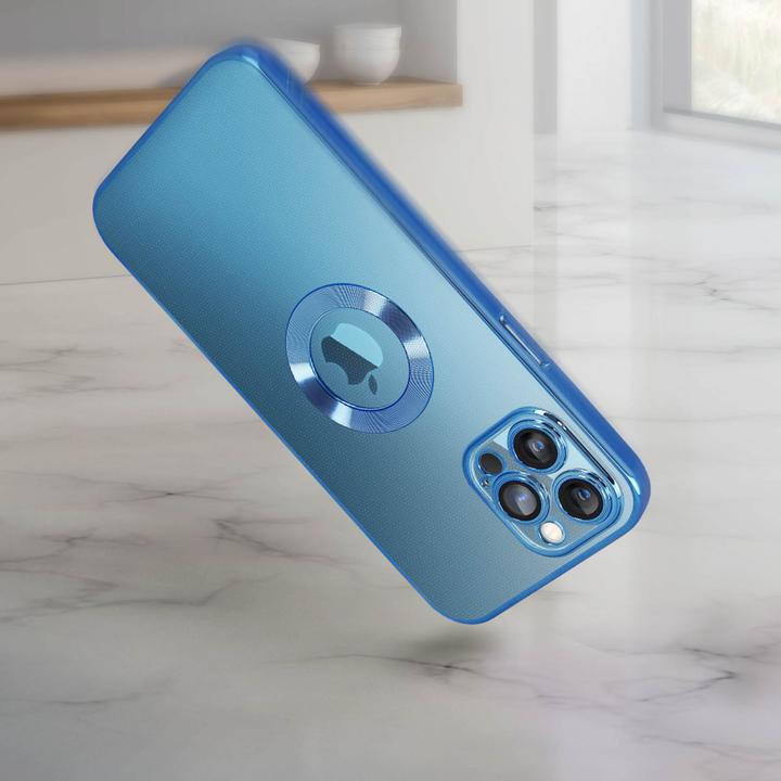 Actual product image Avizar Chrome Style Series Transparent Silicone Sleeve (Apple iPhone 12 Pro Max)