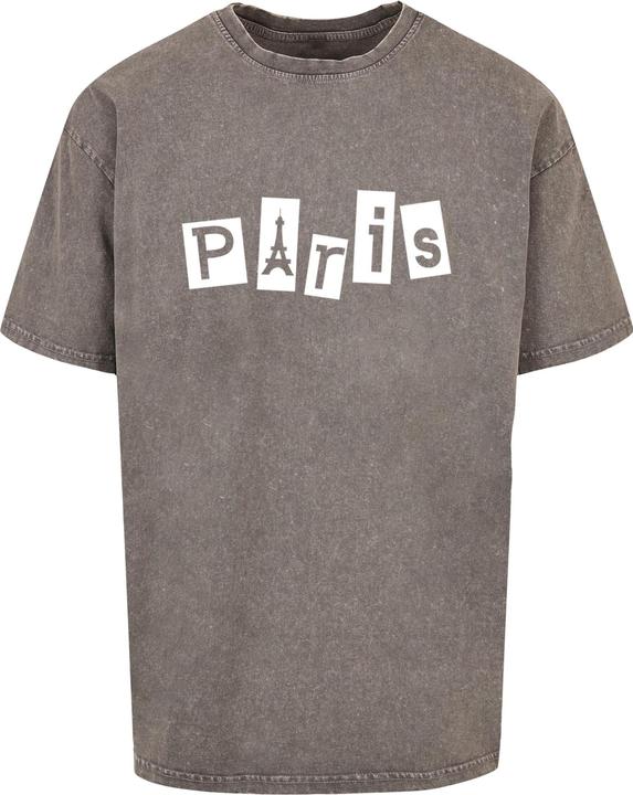 Immagine prodotto Merchcode Maglietta oversize pesante lavata con acido Paris X - 118073 (XL)