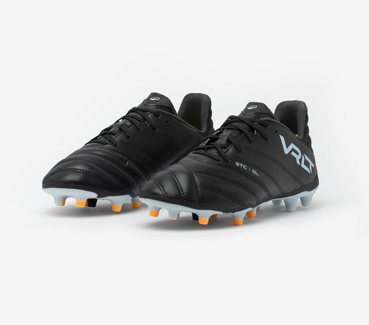 Actual product image Kipsta Damen/Herren Fussball Nockenschuhe Leder FG - Viralto II Matador schwarz (43)
