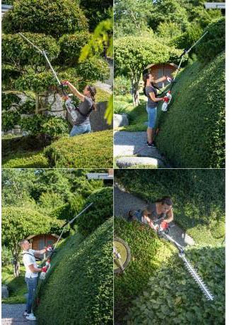 Actual product image Ikra Mogatec IECH 1000 (Electric hedge trimmer)