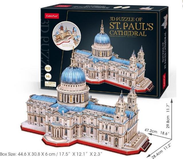 Immagine prodotto Cubicfun CUBIC FUN Puzzle 3D "Cattedrale di San Paolo (643 pezzi)