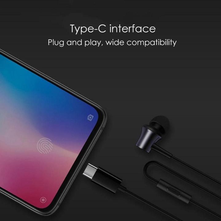 Produktbild Techonic Other Xiaomi XIAOMI original wire earphone Typ C with microphone HSEJ04WM black blister