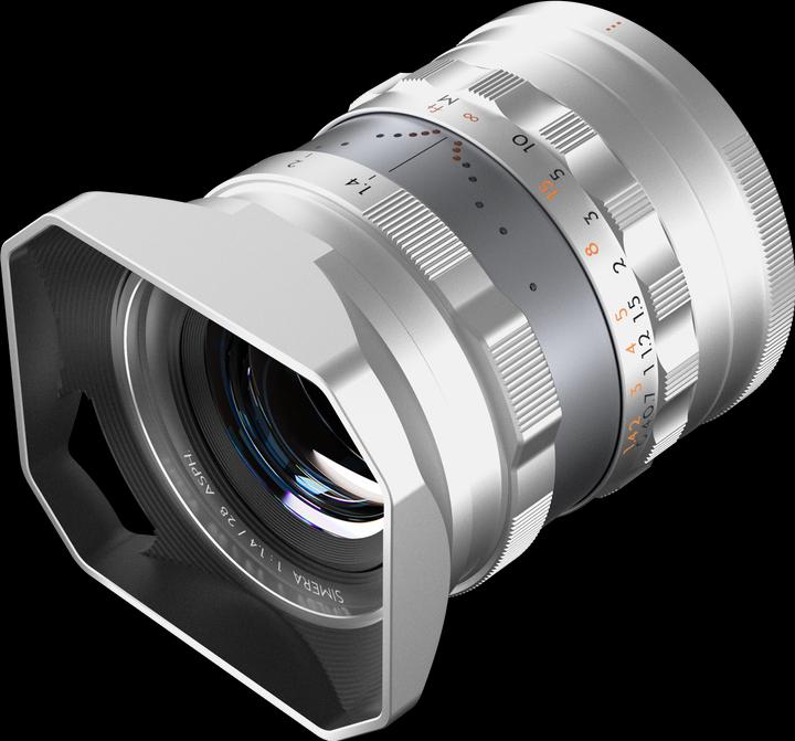 Actual product image Thypoch Full-frame Photography Lens Simera 28mm f1.4 for Fujifilm X Mount - Silver (Fujifilm X)