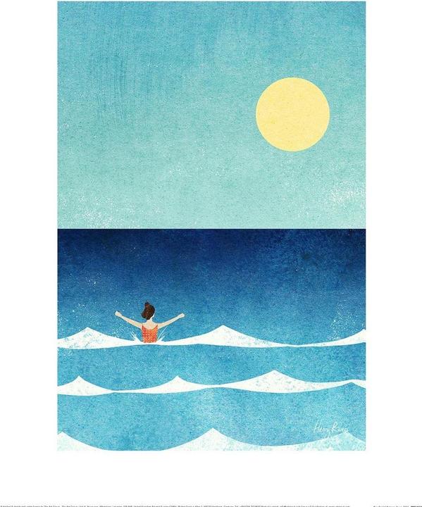 Produktbild Henry Rivers Meer Schwimmen Druck (40 x 30 cm)