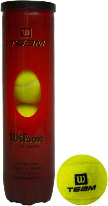 Image du produit Wilson Balles de tennis TEAM PRACTICE 4pcs WRT111900