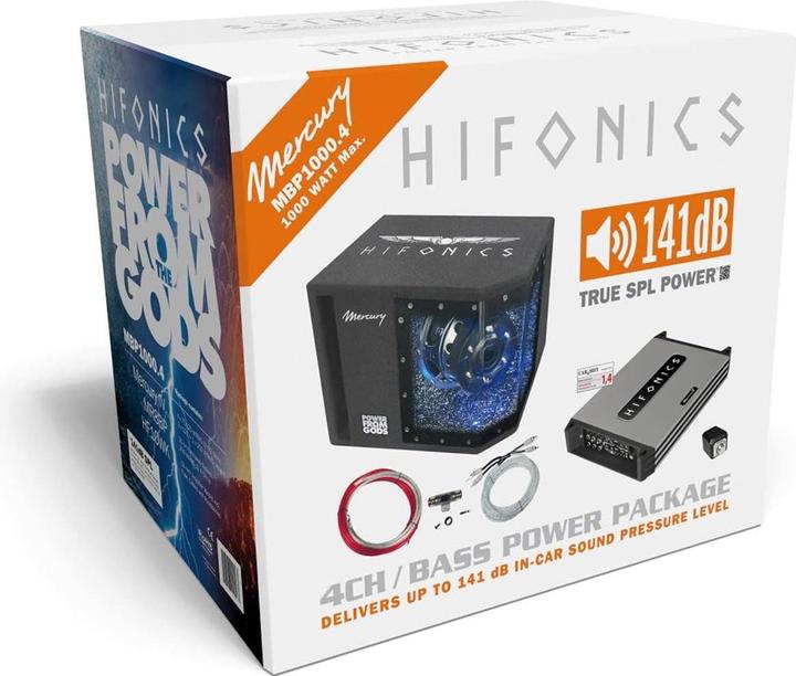 Produktbild Hifonics Basspack 4-Kanal MBP 1000.4 (600 W)