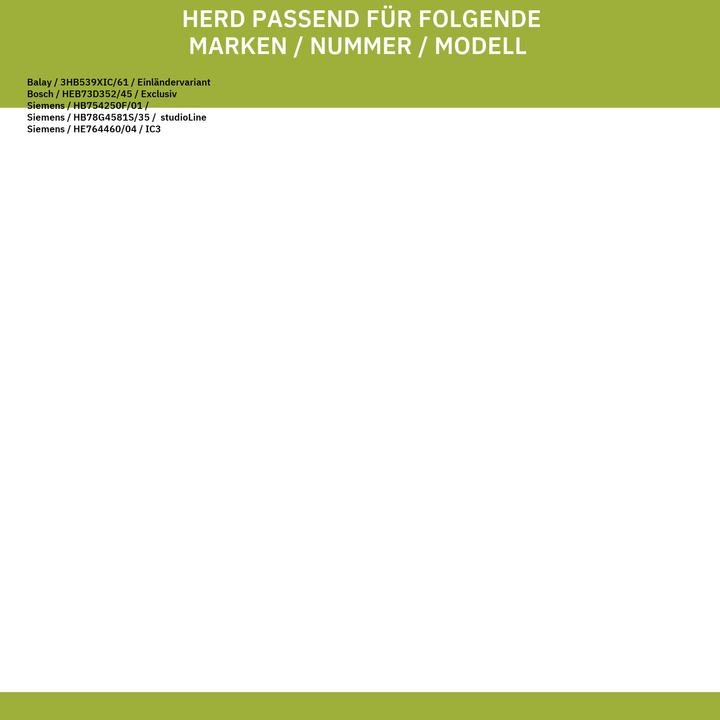 Produktbild Europart Heizelement oben wie SIEMENS 00471375 für Backofen