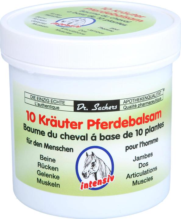 Image du produit Axisis 10 Herbes baume pour chevaux, 250 ml de crème (Crème pour le corps, 250 ml)