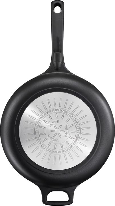 Produktbild Tefal Trattoria Pro Schmorpfanne mit Glasdeckel (28 cm, Bräter + Schmortopf, Aluminiumguss)