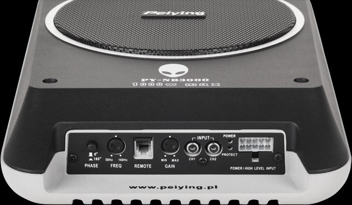 Actual product image Peiying The PY-NB3000 is an active subwoofer