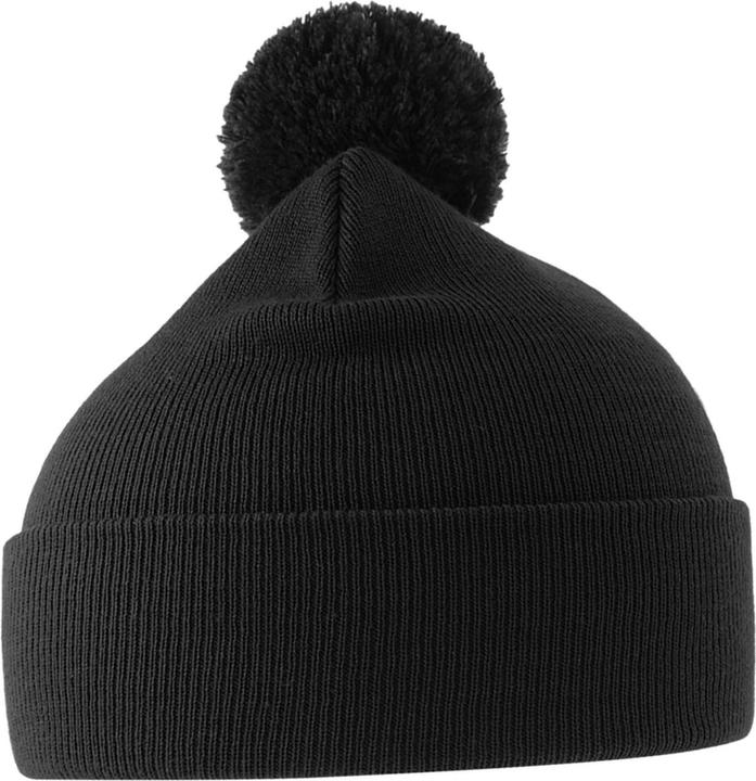 Actual product image Unisex Adult Wind S Pom Pom Recycled Double Skin Cuffed Beanie
