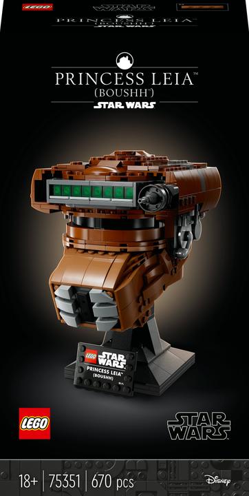 Image du produit LEGO Casque Princesse Leia (75351, LEGO Star Wars)