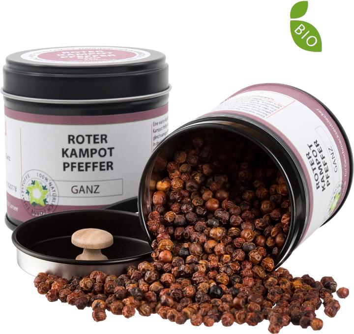 Image du produit Justchili Poivre rouge de Kampot entier (80 g)