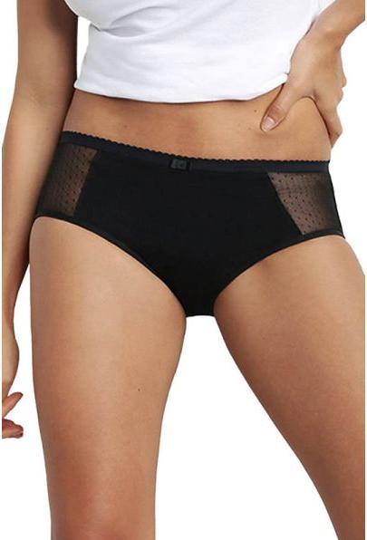 Immagine prodotto DIM Boxer in pizzo Strong nero con dettaglio in rete (S)