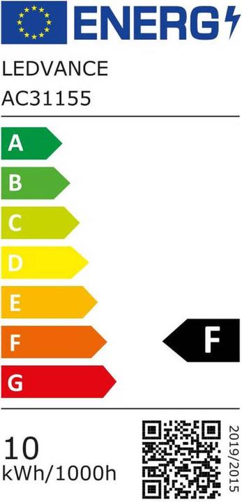 Energie-Label Osram Led Base Classic A (E27, 10.50 W, 1060 lm, 3 x, F)