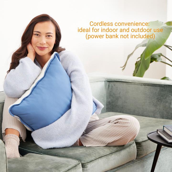 Actual product image Medisana HC 150 Interior Cushion Line blue (40 x 40 cm)