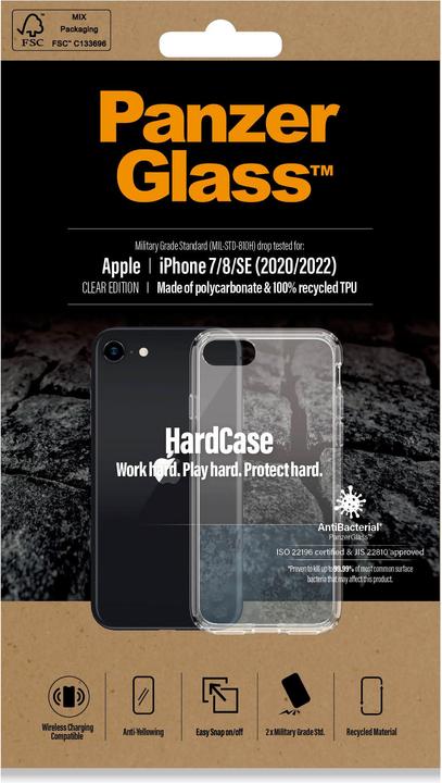 Actual product image PanzerGlass ClearCase (Apple iPhone 7, Apple iPhone SE (2nd Gen), Apple iPhone SE (3rd Gen))