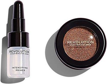 Actual product image Makeup Revolution Flawless Foils Metallic Eye Shadow + Conflict Base