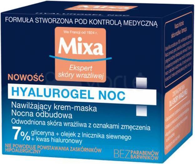 Image du produit Mixa Hyalurogel Night Hydratant Crème-Masque de Nuit 50ml (50 ml)
