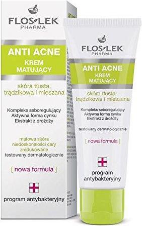 Image du produit Floslek Anti Acne Antibacterial program Matte cream 50 ml (50 ml)