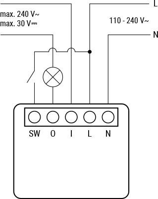 Actual product image Shelly 1 Mini Gen4 (Switch actuator)
