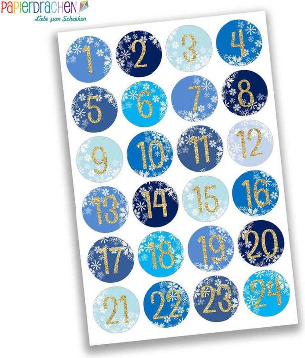 Immagine prodotto Papierdrachen Numero adesivo
