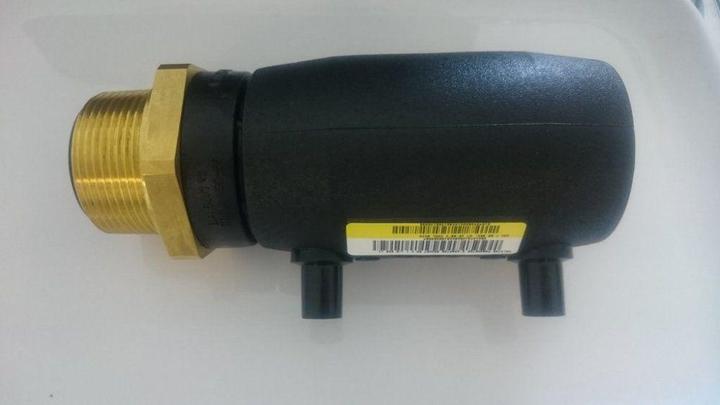 Actual product image Agru Frank AGRU-FRANK Adapter pe-brass GZ dn40x5