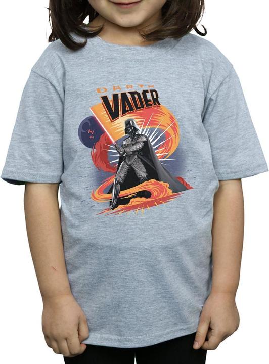 Produktbild Star Wars Darth Vader Swirling Fury TShirt Mädchen (140, 146)