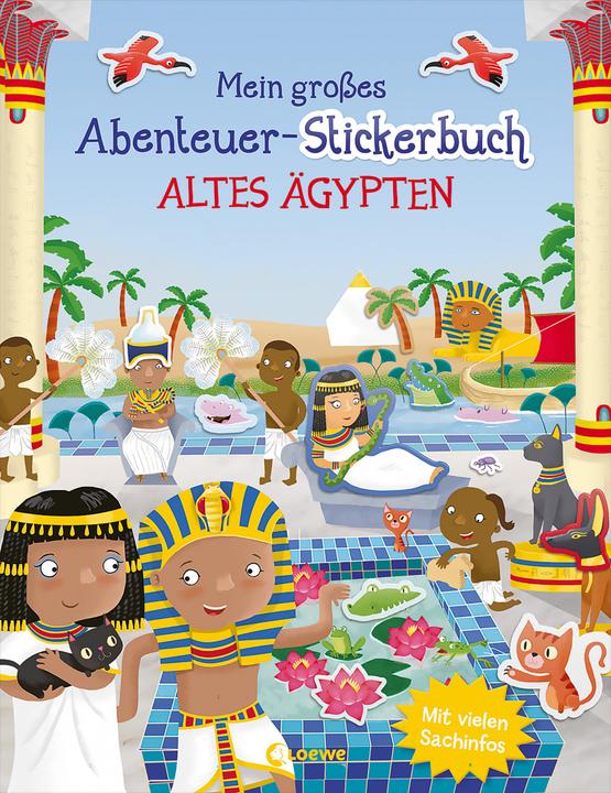 Produktbild Mein grosses Abenteuer-Stickerbuch - Altes Ägypten (Deutsch, Anna Taube, Ed Myer, Joshua George, 2022)