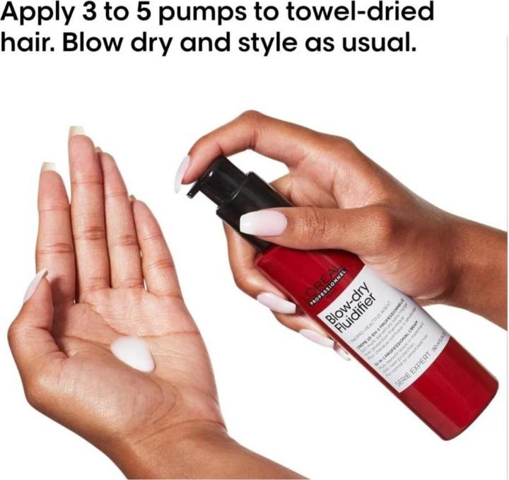 Actual product image L'Oréal Professionnel Fluidifier - Blow-Dry Fluidifier 10-In-1 Professional Cream (150 ml)