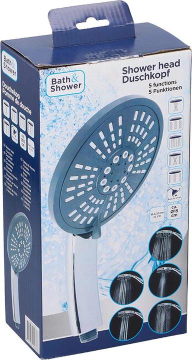 Produktbild Bath & Shower Duschkopf (5 Strahlarten)