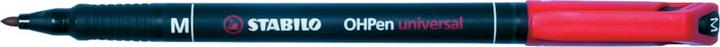 Produktbild STABILO OHPen universal Folienstift permanent (Rot, 1 mm, 1 x)