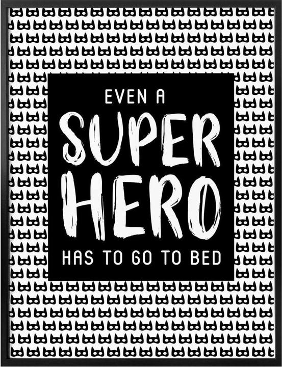 Trenddeko Even a super hero - Muster