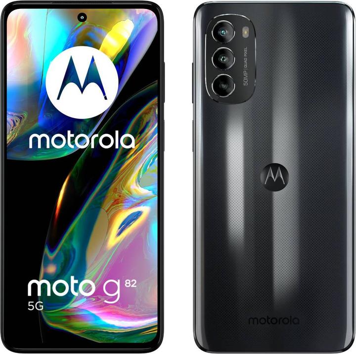 Productafbeelding Motorola Moto G82 (128 GB, Meteoriet grijs, 6.60", Hybride dubbele SIM, 50 Mpx, 5G)