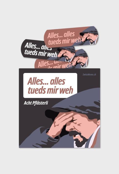 Produktbild SwissMeme Alles tueds mir weh. Pflaster Set