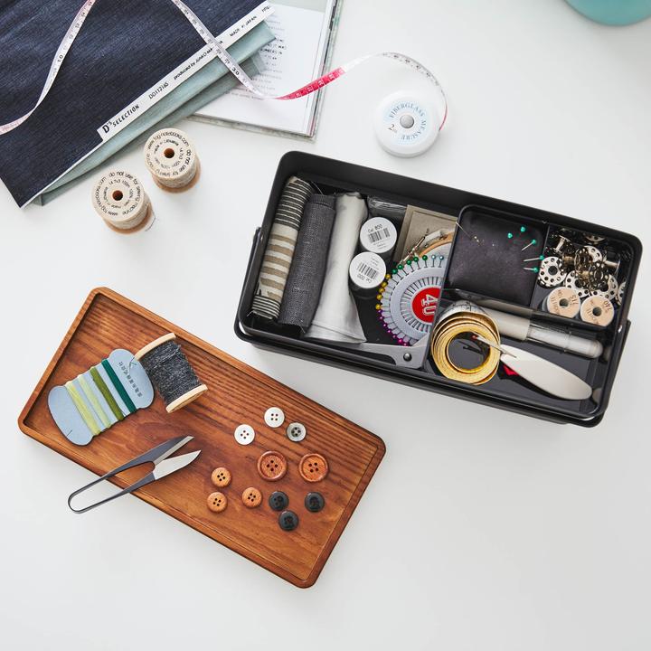 Actual product image Yamazaki Stylish sewing box
