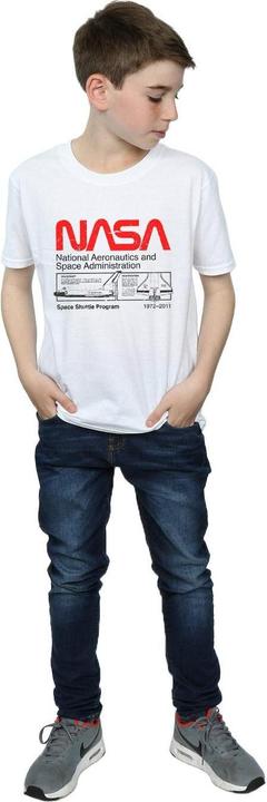 Actual product image Nasa Boys Classic Space Shuttle T-Shirt (116)