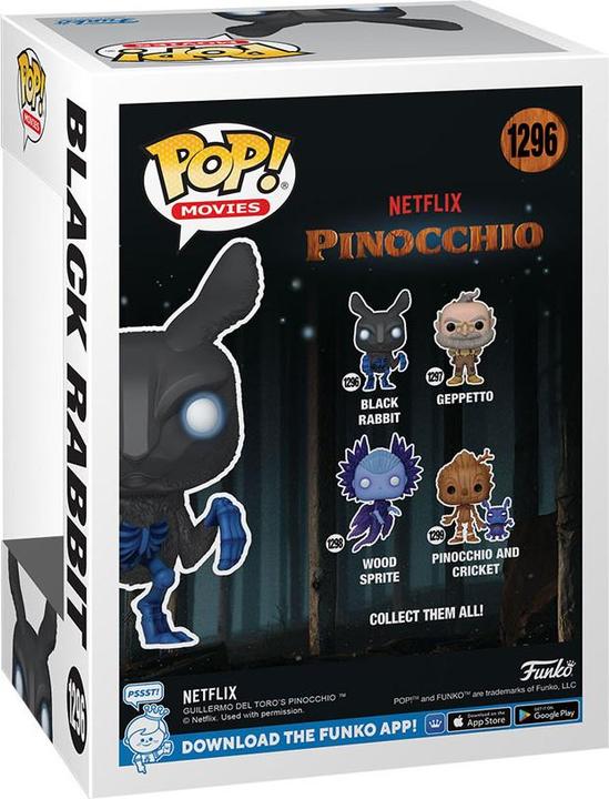 Produktbild Funko POP! Pinocchio (Netflix): Black Rabbit (1296)